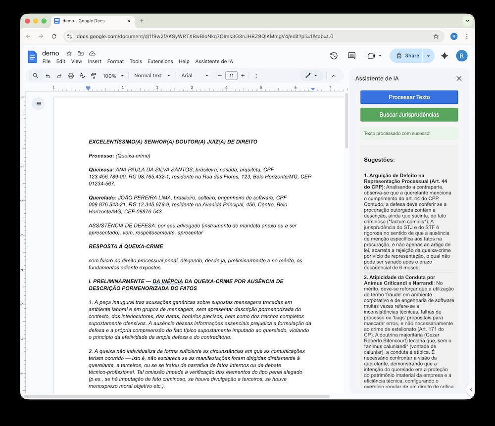 Passo 3 - Avaliar as sugestões da IA